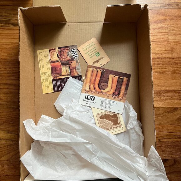 Vintage Frye western cowgirl tall boots,black label w/box womens size 7B USA. - Picture 2 of 16